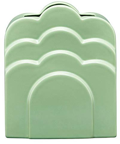 Orla Kiely CLayered Vase Buttercup Flower Design, Grün, Einheitsgröße
