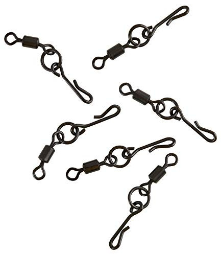 Fox Karpfenangeln Zubehör Edges Kwik Change O Ring Swivels, Größe:10