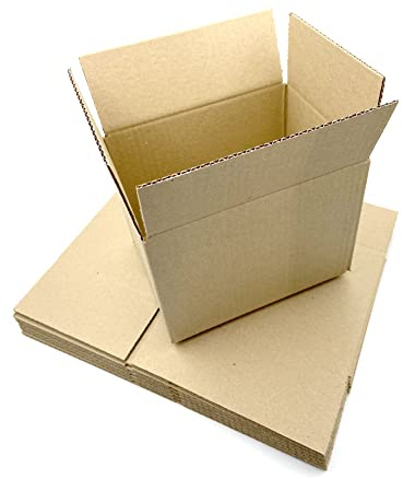 Liten fraktkartong 20 x 15 x 15 cm - olika partier att välja mellan (50)
