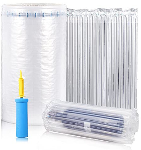 Conilly Rolle Verpackung Schutz Aufblasbare Taschen Luftpolster Luftpolsterfolie Luftsäule stoßfeste Folie Noppenfolie Verpackungsmaterial (30CM*40M)