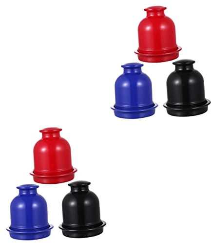 Cabilock Juego de 2 Dados Vasos para Dados Vasos para Apilar Dados para Juegos de Mesa Entretenimiento en Interiores 3 Piezas