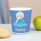 Wanapix | Kunststoffbecher mit Namen für Kinder | Unzerbrechlicher Trinkbecher Personalisierter | Schule/Kindergarten| BPA freier | 235ml | Eisprinzessin