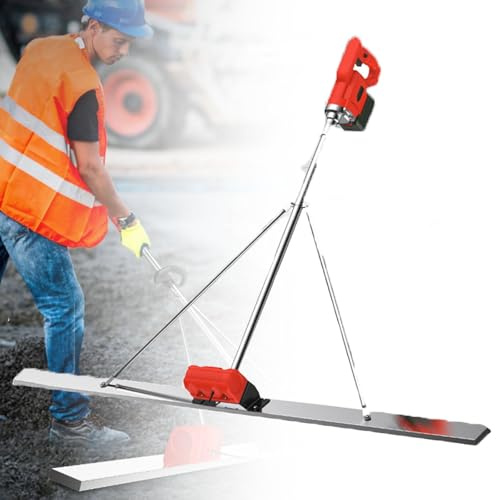 Outil vibrant pour béton, niveleur de surface de ciment pour chape électrique rechargeable, outil vibrant pour chape en béton électrique, vibrateur de finition de ciment,A