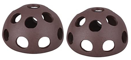 YARNOW 2pièces Pot De Reproduction Crevettes Argile Nid Hémisphérique Microporeux Cachette pour Aquarium Poissons Crevettes