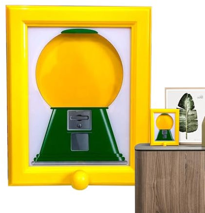 han-dy Candy Frame, Hanging Candy Dispenser Picture Frame, han-dy Fast Distribution Candies, Gumball Machine In A Frames, Decorative Art Photo Framework for Living Room, Kids