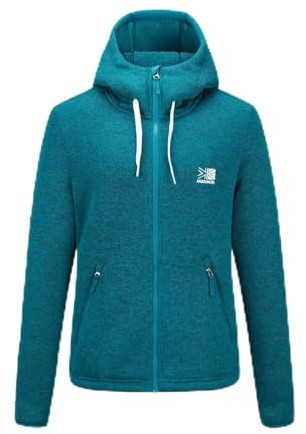 Karrimor Womens Orbit Hoodie Long Sleeve Teal 18