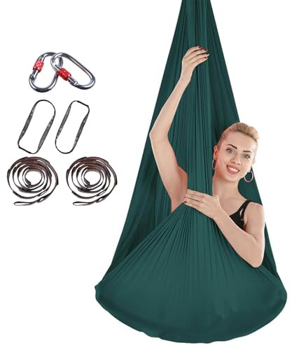 Aerial Yoga-duk för hängande akrobatik och trapeze-gunga användning – tyg med låg stretch för styrka och flexibilitet