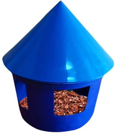 Grtheenumb comedero para Aves de Corral|Alimentador para Pollos Dispensador de Agua para Aves de Corral Estación de alimentación y Arena para Pollitos Pato Pavo