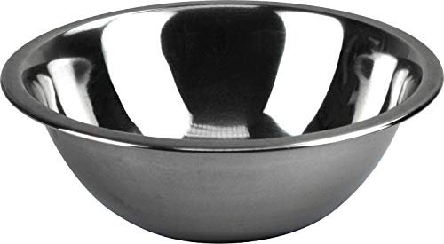 Stainless Steel Deep Salad Mixing Serving Bowl 24cm