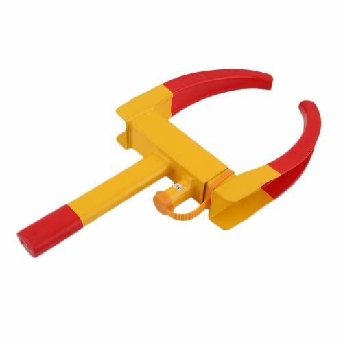 WUIIEN Heavy Duty Wheel Clamp Caravan Trailer Car Van Motorcycle Security Lock + 3 Keys