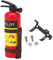 RC Car Fire Extinguisher Decoration Part, Lightweight Mini RC Car Fire Extinguisher with Vivid Design Decoration Accessories(Red)