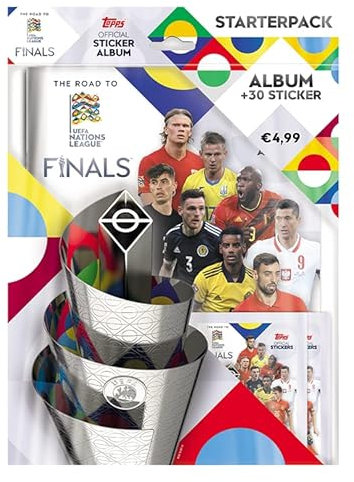 Topps Road to UEFA Nations League Finals Sticker Sammlung 2022 - Starter Pack