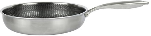 axentia HONEYCOMB Bratpfanne mit Wabenstruktur, geeignet für alle Herdarten (24cm)