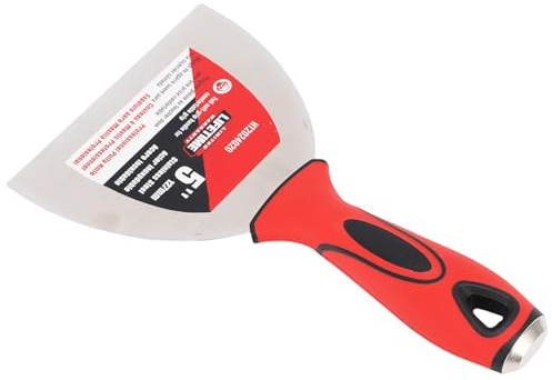 Aramox 5- Gipskniv, Spackelskärare i Rostfritt Stål med Spegelpolerat Blad, Halkfritt Handtag, Färgskrapa för Reparation Av Gipsväggar Vägglappsförpackning