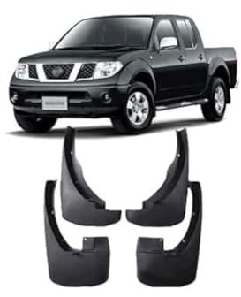 4 Stück Auto Schmutzfänger für Nissan Navara D40 2005-2016, Vorne Hinten Spritzschutz Staubdicht Karosserieanbauteile Zubehör