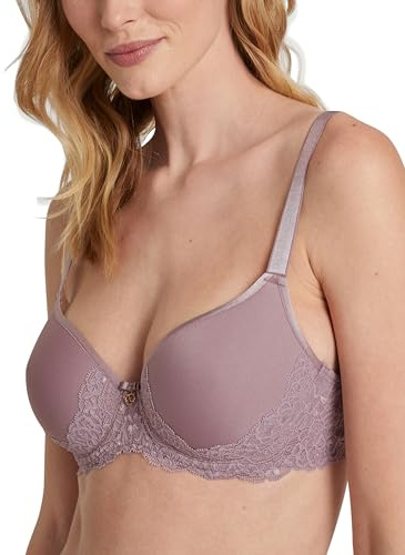 CALIDA Sensual Secrets Soutien-Gorge Spacer pour Femme Bretelles réglables avec détails en Dentelle Bonnets moulés, Framboise, 95A