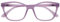 OPULIZE KAT Occhiali da Lettura - Montatura a Occhi di Gatto - Viola Opaco - Uomo e Donna - Cerniere a Molla - R59-5 - +1.50