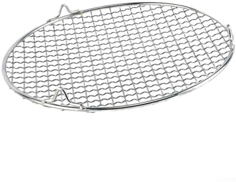 Hasaller Camping-Grillrost, rundes Grilltablett, Edelstahl-Grillnetz mit 2 cm Beinen, Mehrzweck-Grillrost (35 cm), USBYF882W53L5EAA508U663P7VP7