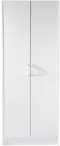 VEVOR Gabinete de Despensa de Cocina, Gabinete de Almacenamiento de Despensa de Alimentos de 305 x 610 x 1529 mm, Gabinete de Almacenamiento Independiente con 3 Estantes(2 Ajustables), Blanco