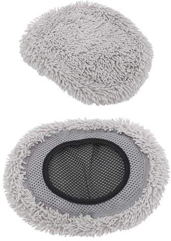 Hihaha Autowaschbürste/Äußere Autoreinigungsbürste Kit Autowaschmopp Waschbürste für Autos Auto Wohnmobil LKW/Strapazierfähiges Chenille 26x20x2.1cm / 1 Stück Grau <