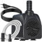 Knifel Springbrunnenpumpe 10W 600L/H Schutz vor überhitzung Funktion Ultra Leise Teichpumpe Wasserpumpen Mit 1,8m Kabel für Brunnen, Hydroponik-Systeme.Tauchpumpe für Aquarien,Durchflussrate.