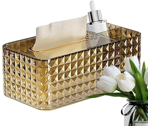 de Almacenamiento de Llaves, Soporte de Almacenamiento de cosméticos de Gran Capacidad, Elegante dispensador de servilletas, Organizador de Escritorio para encimera de tocador, Mesa