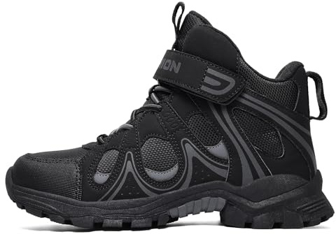 ASHION Enfant Chaussures Randonnée Bottes Hiver Garçon Fille Chaude Bottes de Neige