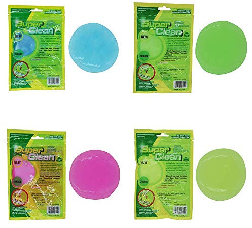 OFKPO 4 Stück Tastatur Reiniger,Magie Reinigen Gel für PC,Tastatur,Handy