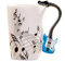 MBSM Kaffeetasse in Form einer E-Gitarre, 240 ml Gitarrenförmige Kaffeetasse, kreative Kaffeetasse, interessante Kaffeetasse, süße Wassertasse, Kaffeetasse zum Verschenken (blaue E-Gitarre)