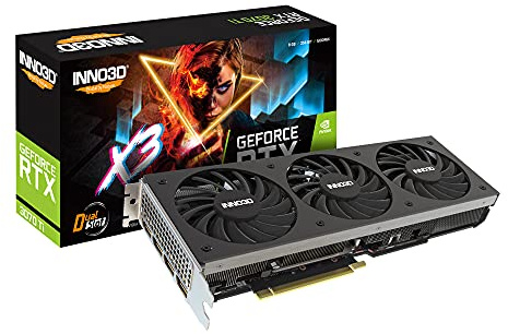 Inno3D GeForce RTX 3070 Ti X3 Grafikkarte - 8GB GDDR6X, HDMI, 3X DP, N307T3-086X-1820VA45