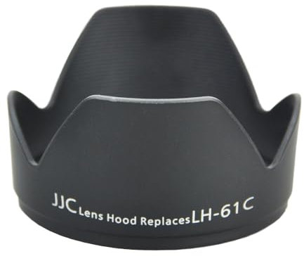 JJC Parasol para Lentes Olympus M.ZUIKO Digital ED 14-15 mm F4.-5.6, M.ZUIKO Digital ED 14-15 mm F4.-5.6 II y ZUIKO Digital ED 14-42 mm F3.5-5.6 - Reemplazo del Original Olympus LH-61C