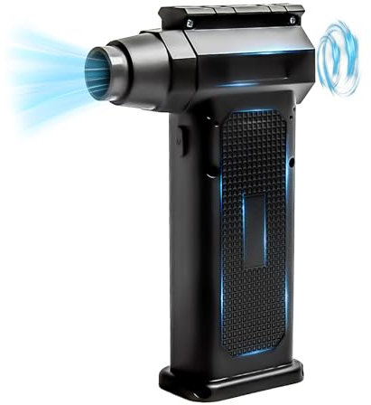 Auveach Elektro Laubbläser 130000 U/min Höhe Geschwindigkeit Jet Dry Dust Blower, Elektrische Staubgebläse Druckluftspray für Garten Auto