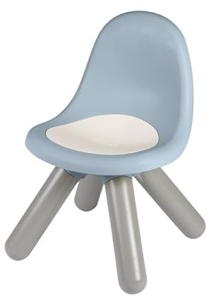 Smoby Life - Kinderstuhl Blau - Aus recyceltem Material, UV-beständig, Stabiler Kunststoff, für drinnen & draußen, ab 18 Monaten