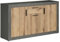 trendteam smart living - Salvada - Sideboard - Matera/Evoke Eiche - Wohnzimmerschrank mit 5 Fächern und 3 Einlegeböden - (BxHxT) 149 x 83 x 40 cm - Kommode mit Vollauszug-Schublade