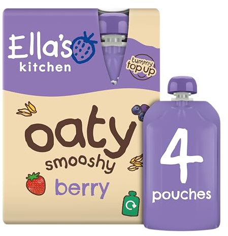 Ella's Kitchen Berry Oaty Smooshy 4 x 90g