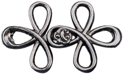 Shamrocks Vita Pin Metallo Scialle Clip Spille Gancio Per Jeans Pantaloni Chiusura Fibbia Pulsante Tenditore Accessori Vita Pin, A, Taglia unica