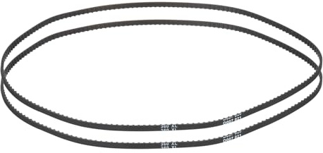 sourcing map 2 cinghie dentate 360XL 025, 180 denti, in gomma, larghezza 0,6 cm, passo 0,5 cm, cinghie di ricambio meccaniche