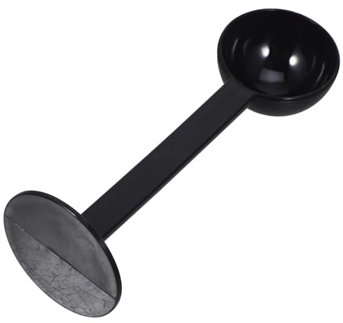Healeved Cucchiaio Dosatore 2 in 1 per Caffè e Tè in PP Riutilizzabile con Fondo Pressato Misurino Cucina Multifunzione per Polvere e Chicchi Utensile Casa per Espresso e Condimenti