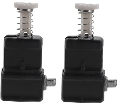 WRITWAA 2 Pezzi Clip di Bloccaggio Accessorio Resistente per Maniglia Telescopica Valigia in Plastico e Metallo Nero Chiusura Sicura e Facile Installazione per Riparazione Bagagli da