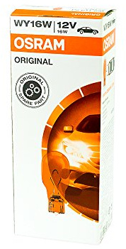 Osram 10 bombillas originales 12 V 16 W W2.1 x 9.5d intermitentes