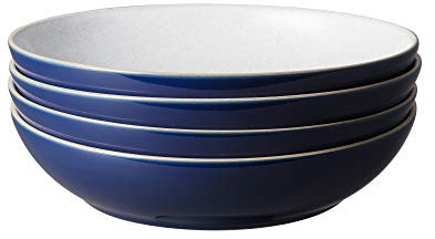 Denby 405048944 Elements Pastaschalen-Set dunkelblau 4-teilig