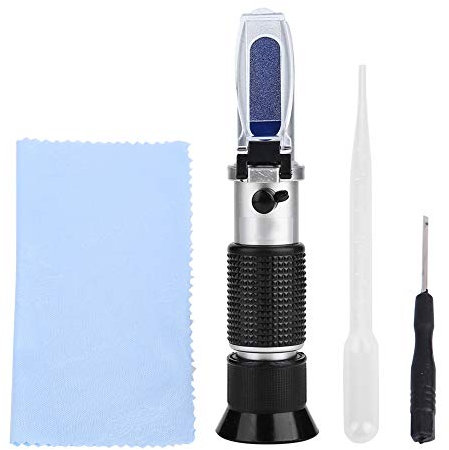 Rifrattometro antigelo, RZ 115 Tester per antigelo per glicole ATC portatile Tester per antigelo per glicole liquido per motori portatile Rifrattometro per antigelo per batterie per motori portatili p