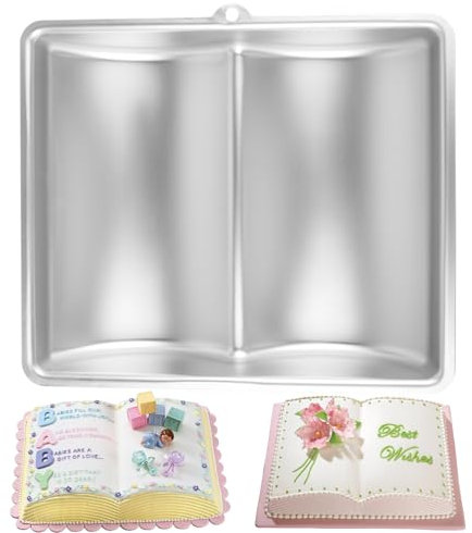 Aluminiumlegierung Kreatives 3D Offenes Buch Geformte Kuchenform Tablett Form Home Küche Backformen Werkzeug