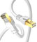 MAXGROUP Cat 8 LAN Kabel 15m, 40Gbps Netzwerkkabel Hochgeschwindigkeits 2000MHz S/FTP Ethernet Kabel POE Gigabit RJ45, Abgeschirmt in der Wand,für Router,Modem,Gaming, Weiß