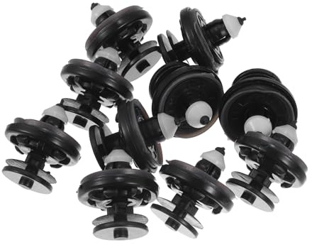 VekAuto 10 Clips De Fixation De Panneau De Porte pour Audi Tt Quattro 2008-2015, En Nylon Durable Noir Et Blanc, Outil Polyvalent Pour Enlever Les Garnitures De Carrosserie De Voiture.