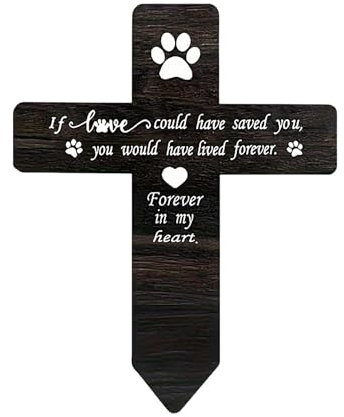 Piquet commémoratif pour animaux de compagnie, pierre tombale pour chien, cimetière de jardin mémorial, tableau de condoléances pour la perte d'animaux domestiques, design griffe de chien, décoration