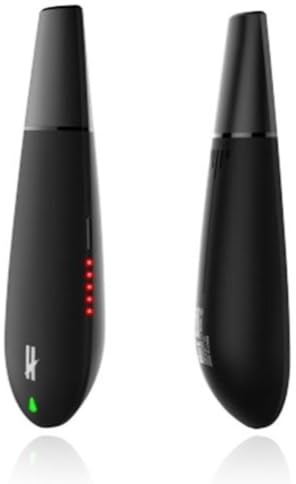 BLK 2025 Black Mamba Dry Herb Vaporizer, New & Improved Edition! ! 5 Temp Settings, Ceramic Chamber, Glass Air Path, Discreet Ergonomic Design (No Nicotine)