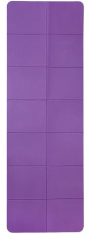 Esteras de yoga plegable - Estera de entrenamiento plegable Estera de fitness Antideslizante de doble cara | Portátil, engrosado, con bolsa, para gimnasio en casa y viajes