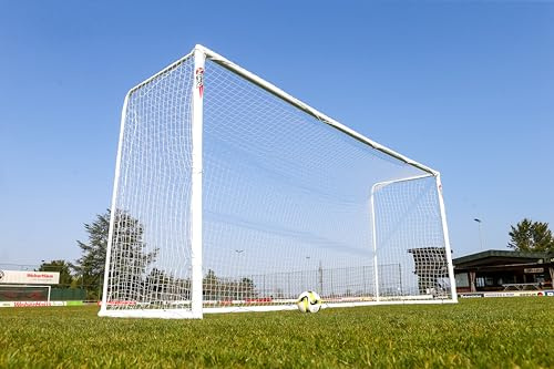 Portería de fútbol POWERSHOT ® Pro 5 x 2m PVC y Anti-UV. 2 AÑOS de garantía en la Estructura! Opciones (con balón)