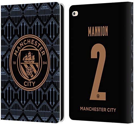 Head Case Designs Offiziell Zugelassen Manchester City Man City FC Aoife Mannion 2020/21 Frauen Away Kit Gruppe 2 Leder Brieftaschen Handyhülle Hülle Huelle kompatibel mit Apple iPad Air 2 (2014)